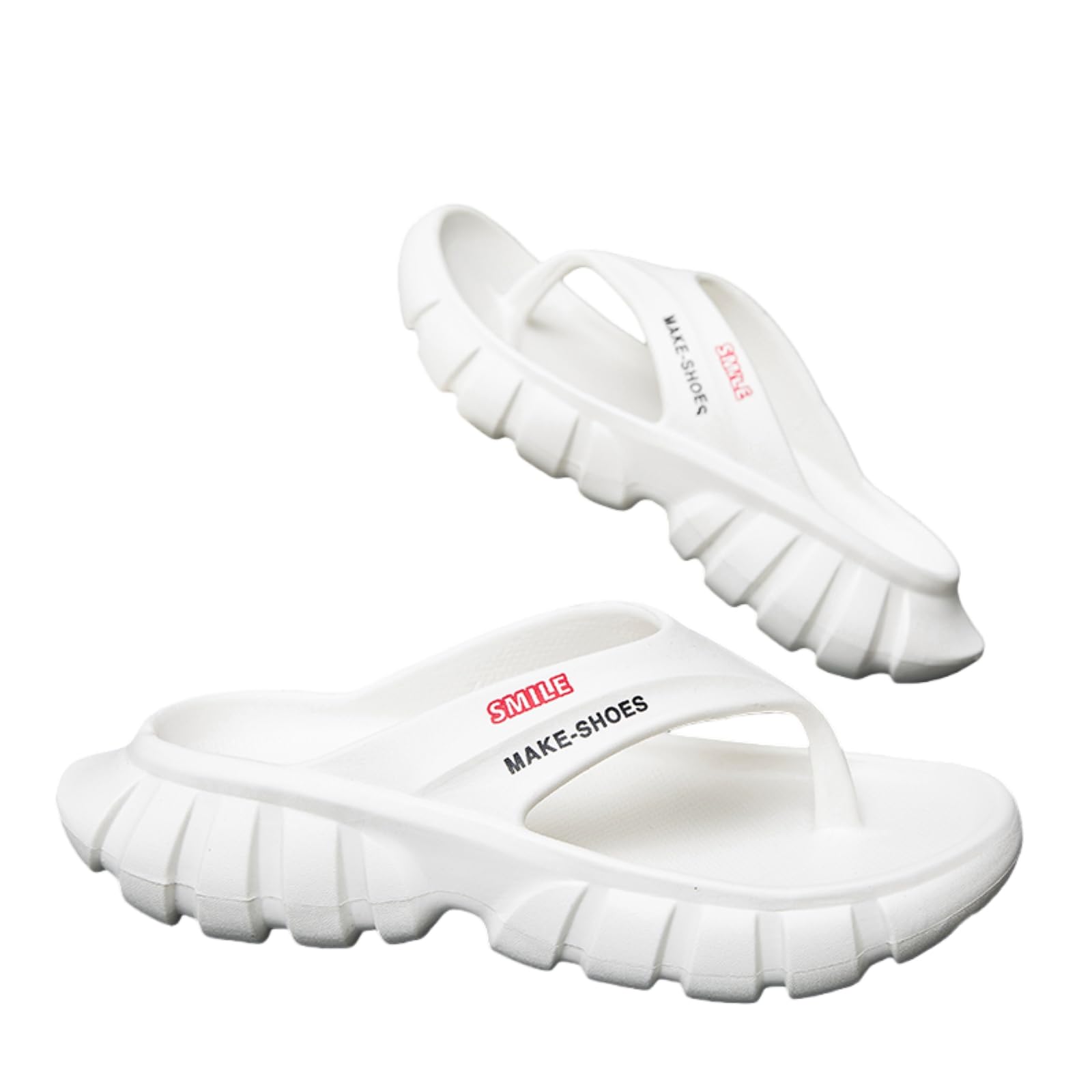 Tongs d'été hommes en blanc taille 40-41 pour la plage