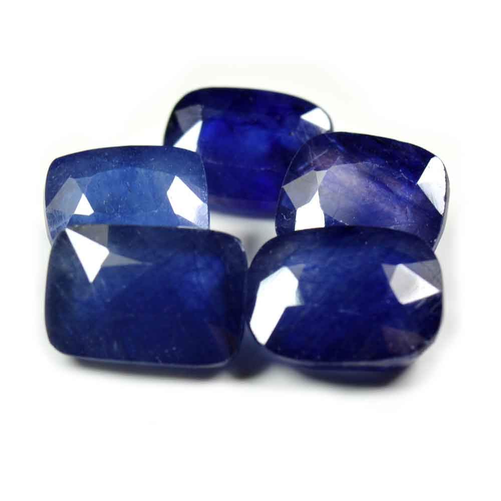 Natural Blue Sapphire at Wholesale Lot (Rs 225/carat) Fine Quality Rectangle Shape नीलम Loose Gemstone for Reselling Astrologers Jewellers Crystal Healing Kanya Rashi Virgo Zodiac Sign-image-9