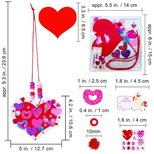 Activité salle de classe Saint-Valentin cœur mousse pour loisirs créatifs - 2