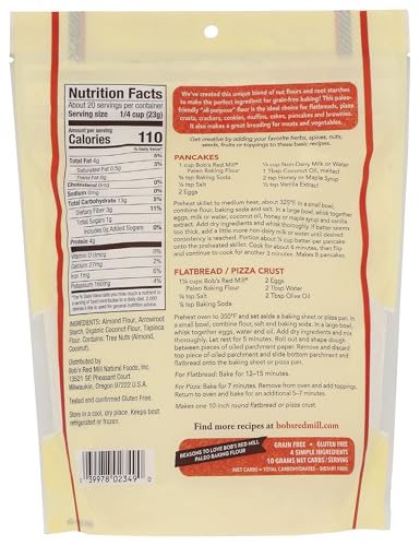 Image of Bob's Red Mill Paleo Keto All-Purpose Baking Flour, 16oz