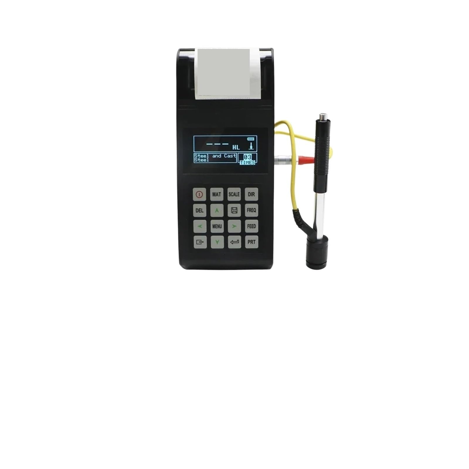 Durómetro, Medidor de durómetro, medidor de dureza digital portátil Leeb con impresora for materiales metálicos