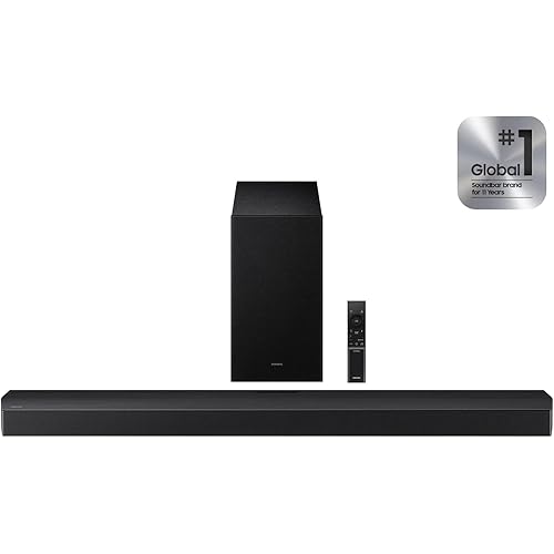 Samsung HW-Q600F Soundbar 3.1.2ch Dolby Atmos with Wireless Subwoofer, DTS Virtual:X, Q-Symphony, HDMI eARC, Bluetooth Sound Bar for TV Home Theater