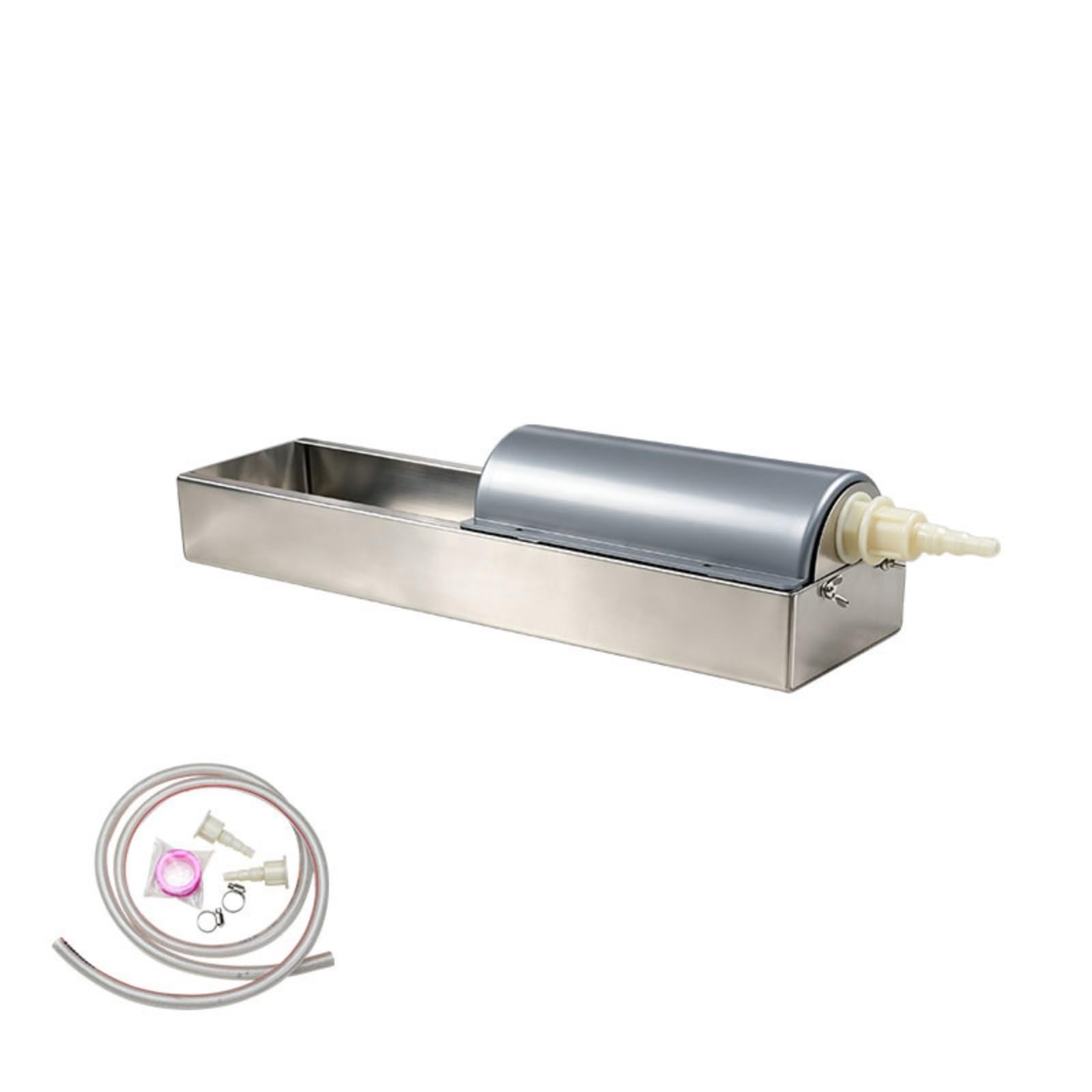 Abbeveratoio Automatico senza Perdite Abbeveratoio a Vaschetta con Galleggiante Igienico Beverino per Galline, Pollaio, 40cm, Senza Coperchio Divisorio