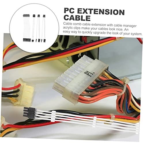 Câble extension GPU Gatuida kit blanc d'alimentation PC avec peignes ATX - 3