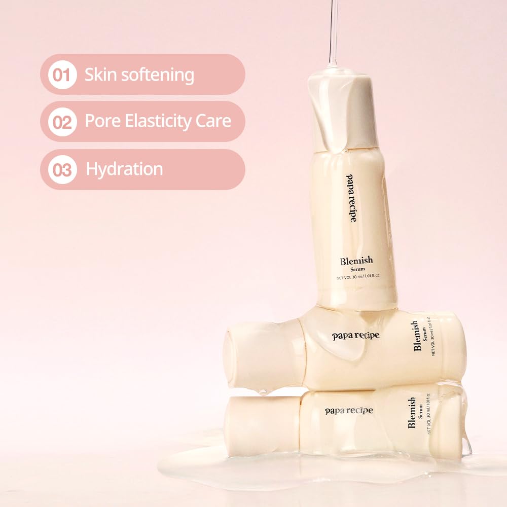 Papa Recipe Blemish Serum 30ml – Hydration & Pore Care with Niacinamide & Bakuchiol – 10 Hyaluronic Acids for Clear, Plump Skin – Korean Skincare - Image 5