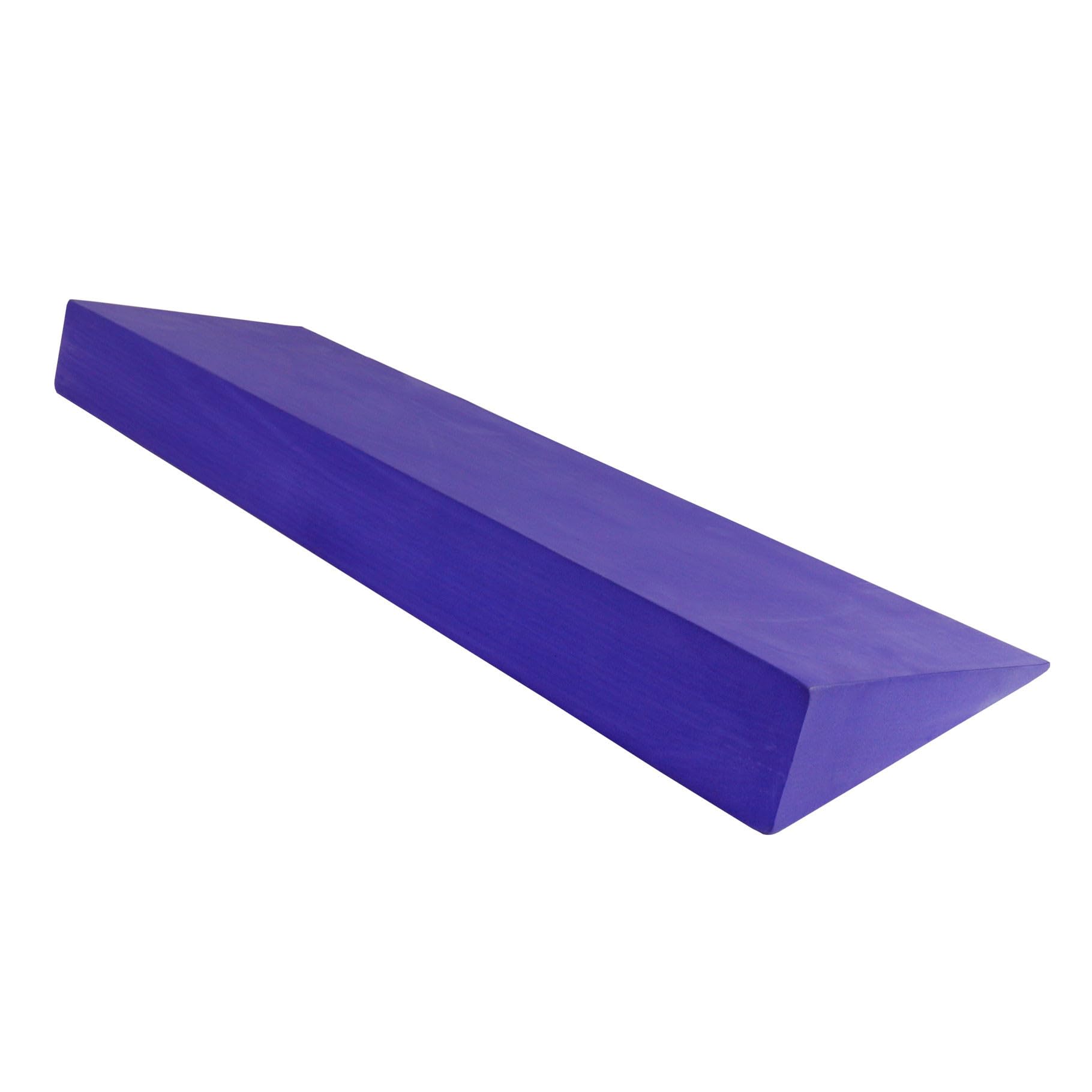 Yoga-Mad Cale de yoga EVA | Mousse EVA légère | Cale de yoga antidérapante pour poignets et mains | Cale inclinée pour professionnels et débutants en yoga et pilates (violet)