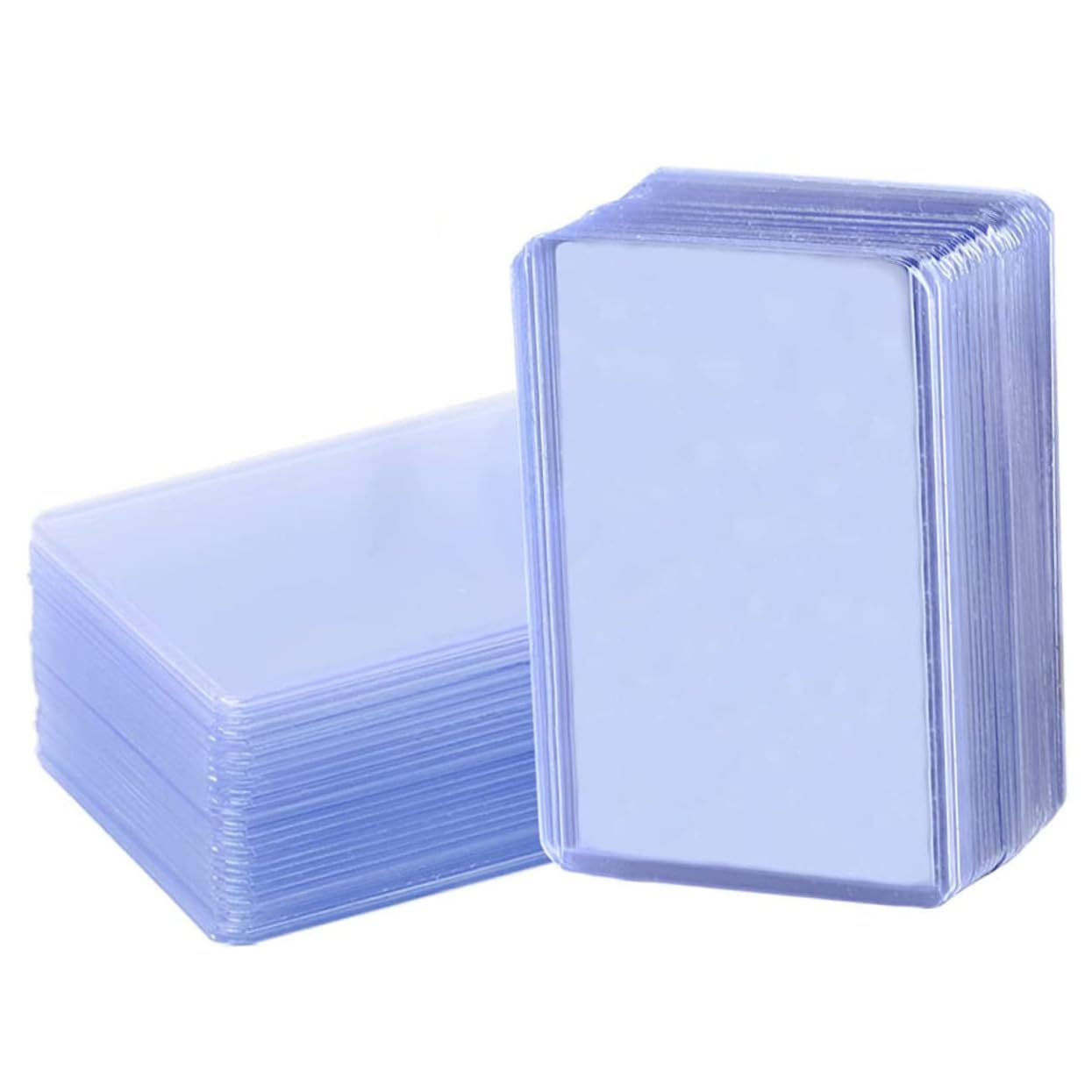 KOMBIUDA Bustine Protettive per Proteggere in Pvc Trasparente per Carte da Gioco Apertura Superiore 100 Pezzi Carte Collezionabili e Giochi da Tavolo