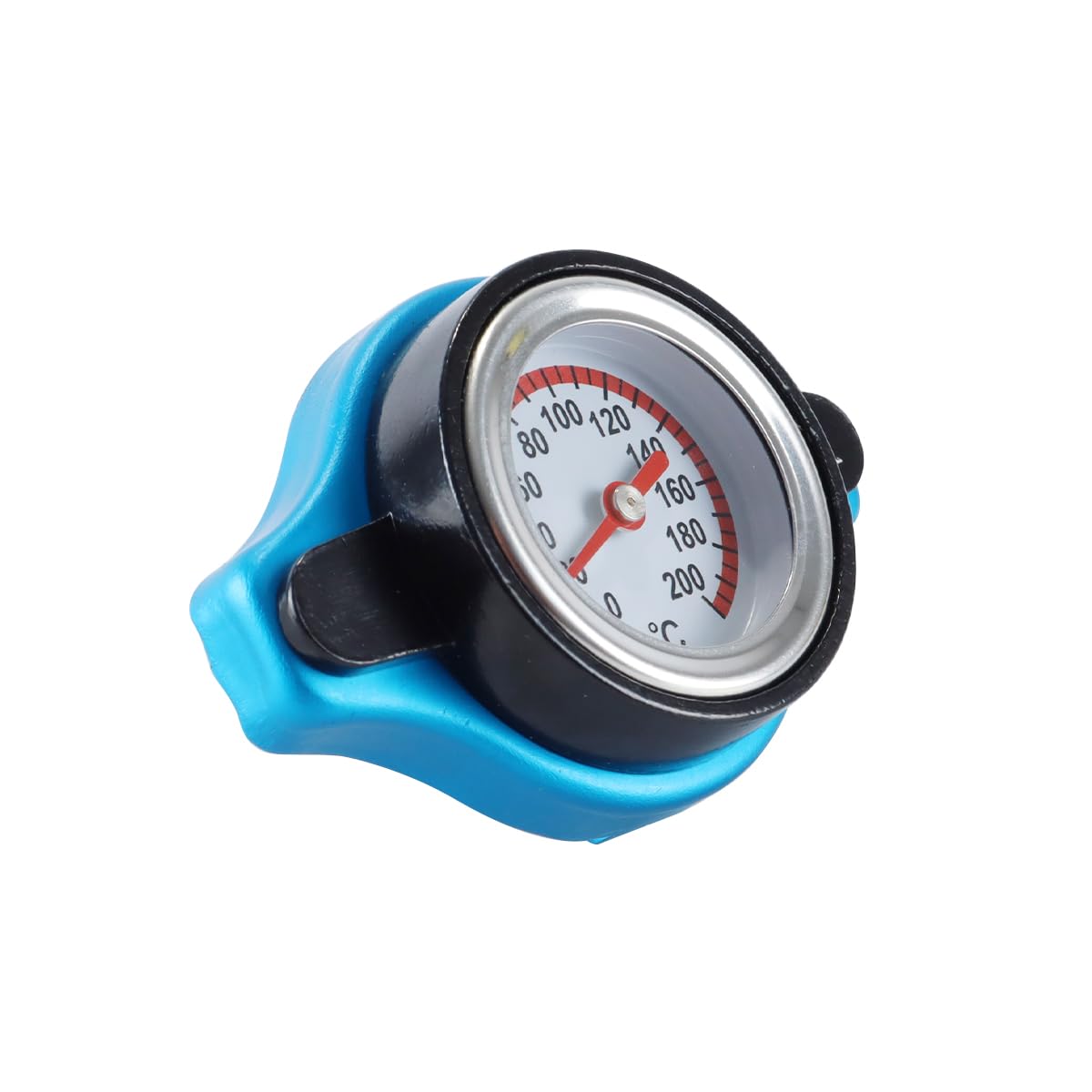 Tappo universale per radiatore con indicatore di temperatura, coperchio del serbatoio dell'acqua a prova di perdite per auto, moto, ATV, UTV (1,1 bar)