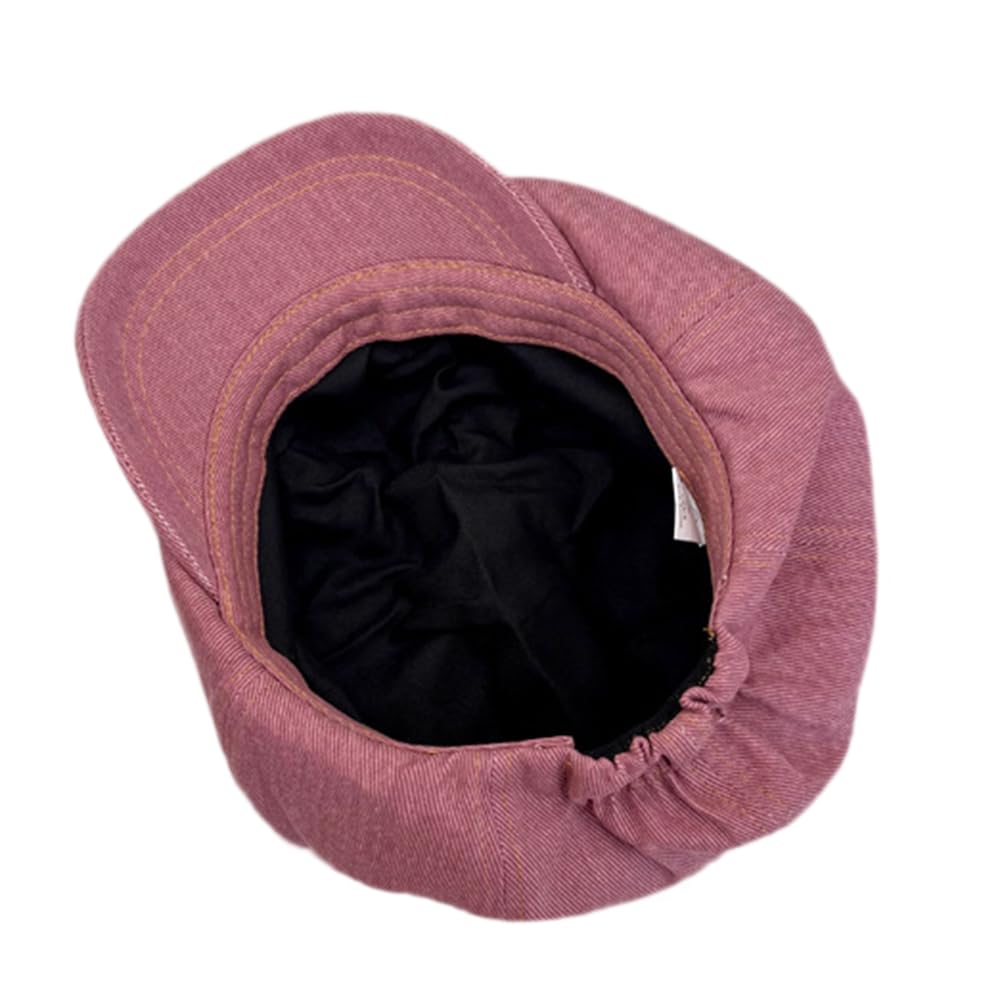 Damen Übergroße Slouchy Newsboy Cap Puffy Baggy Jeans Paperboy Hut mit Visier