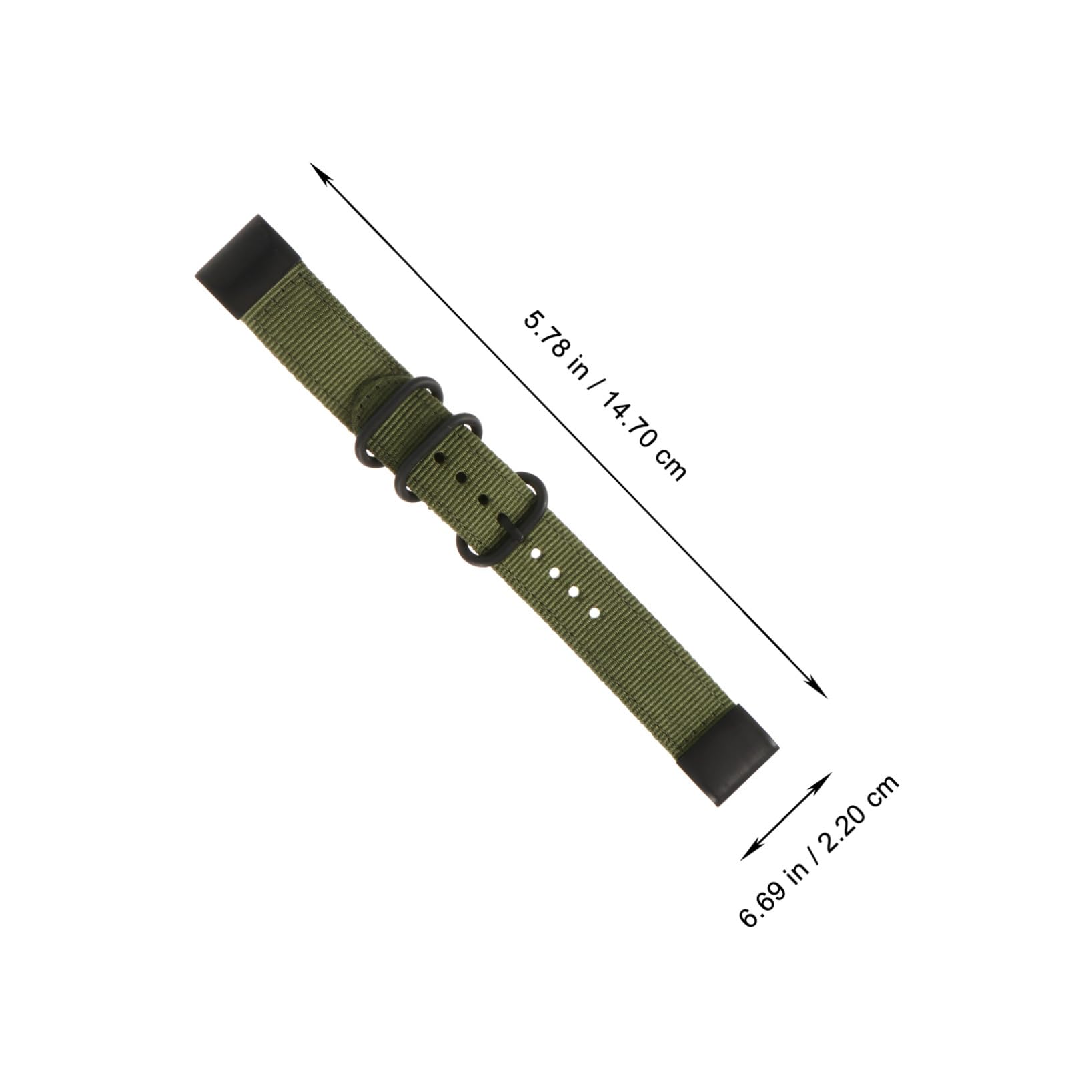 jojofuny 2 Pièces Bracelet En Nylon Montre Sport 6S