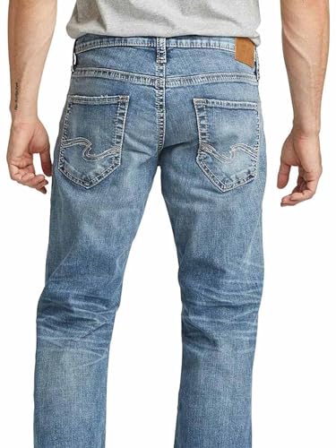 Image of Silver Jeans Co. Men's Zac Relaxed Fit Straight Leg Jean - Legacy