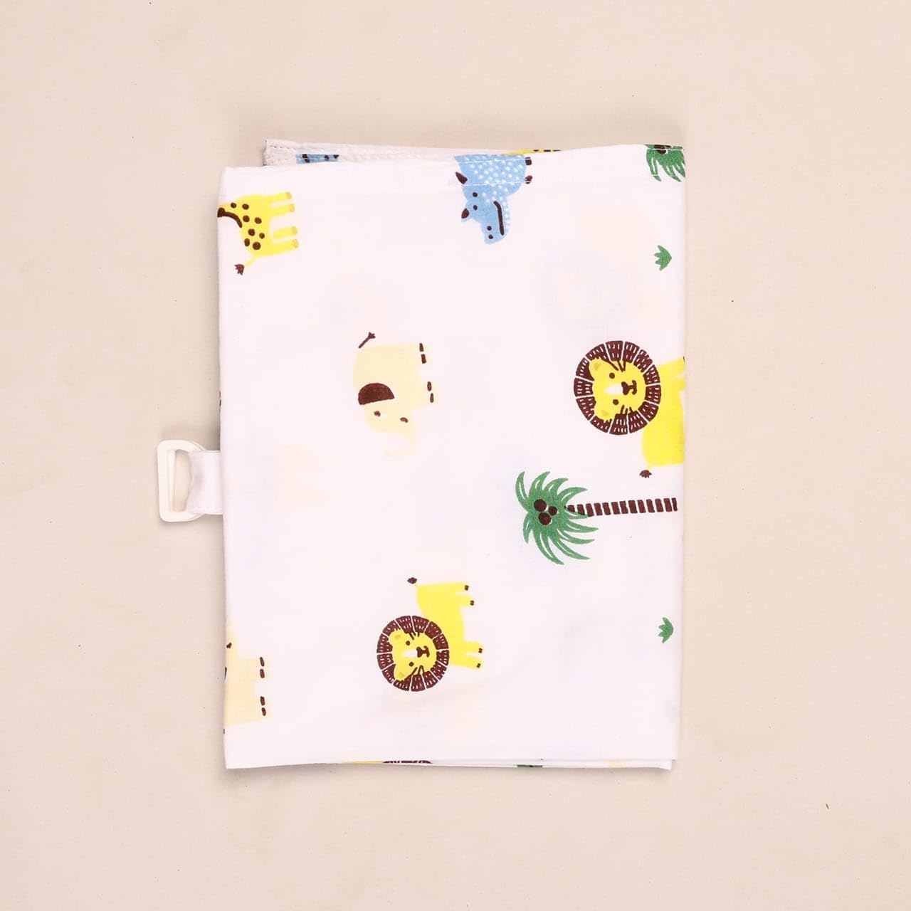 MOM's HOME Organic Cotton Muslin Nursing Cover For Breastfeeding Apron|Lion,1 Count,Multicolor 1