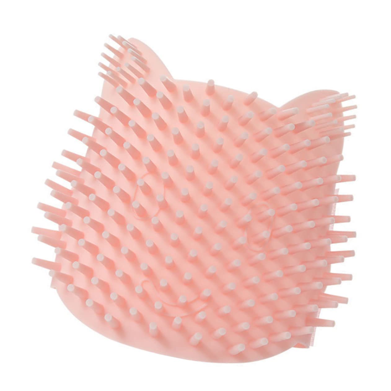 GRIRIW 1Pc Gentle Silicone Cat Massage Grooming Brush for Cats and Dogs Self Grooming Tool for Shedding and Loose Hair Removal Easy to