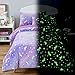ROYALAY 7 Pieces Kids Glow in The Dark Comforter Set Bedding Set Full Size for Teenage Girls and Kids, Starry Night Super Soft Down Alternative Comforter with Sheets Bed in a Bag Full (7 Pcs)