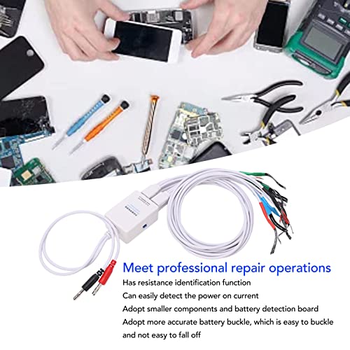 Image of Phone Repair Power Supply Cable with Alligator Clips Power Tester Boot Control Line for Motherboard Diagnostic