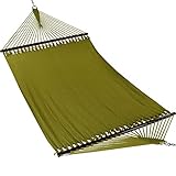 Jumbo Caribbean Hammock - 55 Inch - Soft-Spun Polyester - Olive