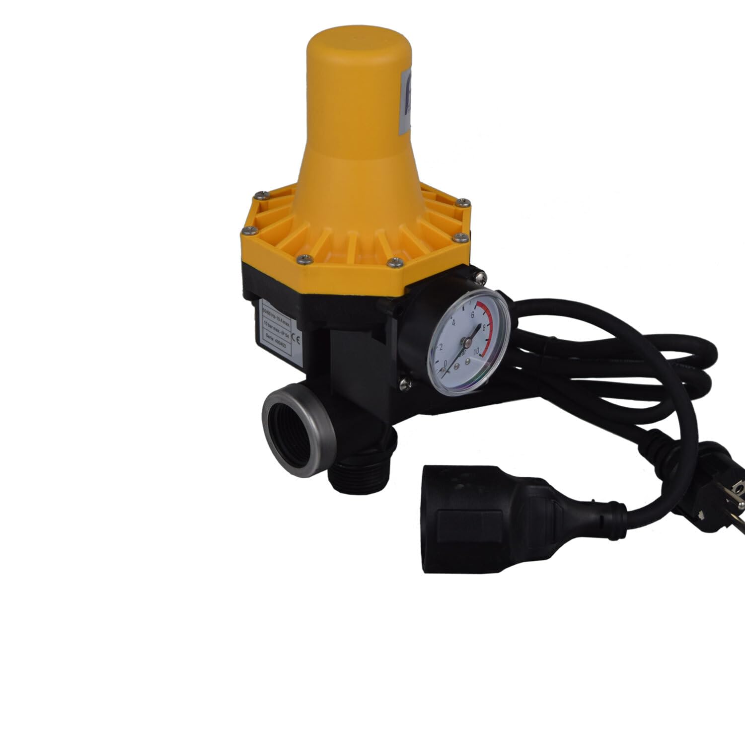 Agora-Tec® Pumpen Steuerung Druckschalter Durchflusswächter mit Trockenlaufschutz DWv-3 verkabelt