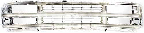 Miniatura 6 de Perfit Liner Nueva parrilla frontal gris cromado Chevy compatible con Chevrolet E Series Express 1500 2500 3500 Van compatible con tipo compuesto