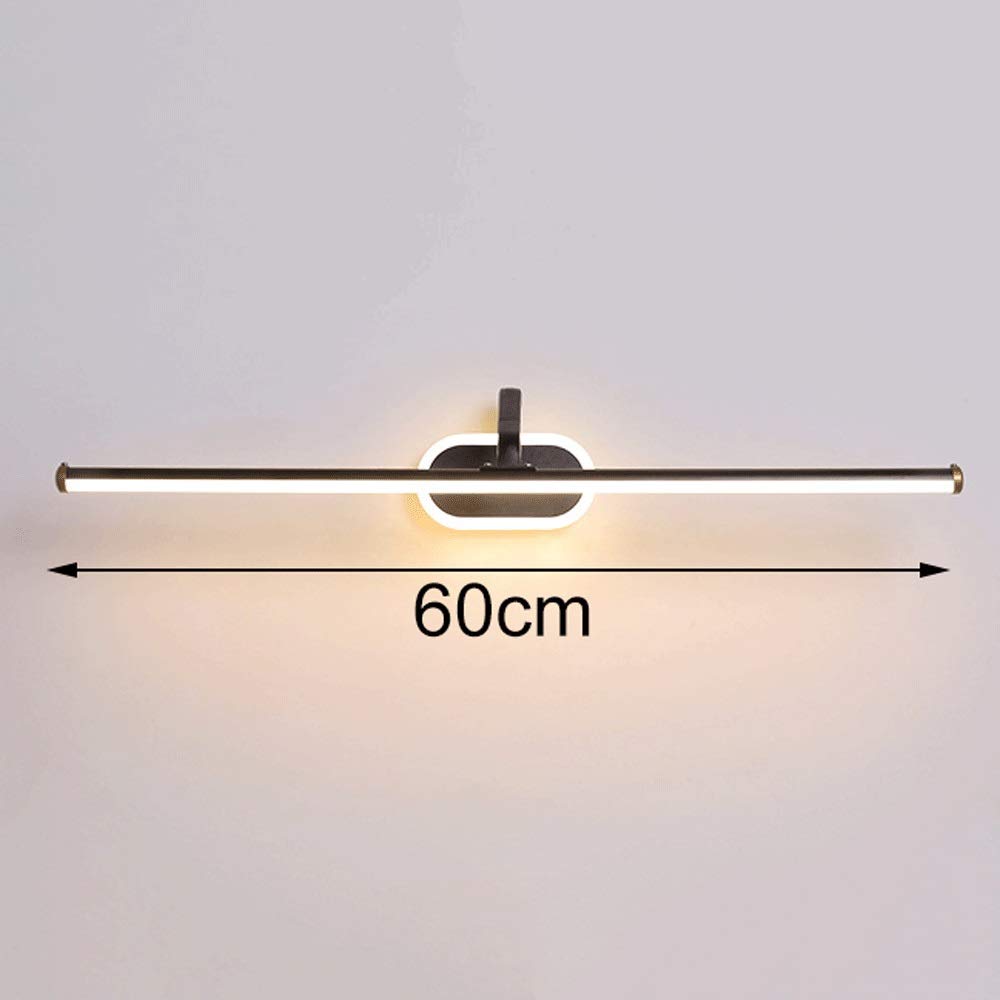 Luci Specchio per Trucco a Led, Luce per Trucco da Bagno, Senza Scintille, Lampade Frontali per Specchi da Interno, Illuminazione per Quadri, Lampada da Parete a Incasso per Bagno/18W 3000K