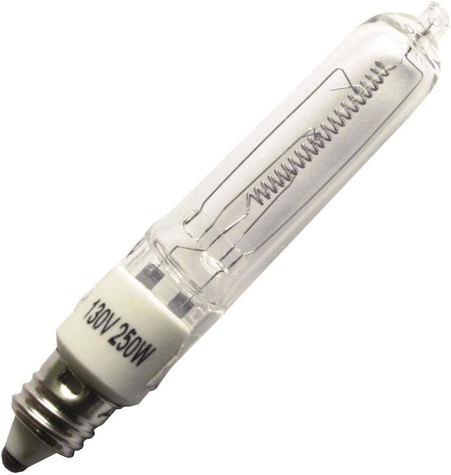 Hikari JD7023 Halogen T4 250W 130V/120V Double Life Clear E11 Base Q250/CL/MC NA710