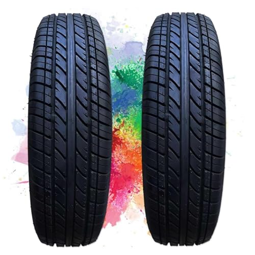 2PC 135/70-13 Neumático Todas Estaciones con 135/70/13 68Q 250KPA Láminas Densas 135 70 13 Flanco Negro Coche Compacto