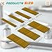 23 Gauge Pin Nails Headless Pins Nails 7 Sizes Assorted Galvanized Brad Nailer 2/5 Inch to 1 Inch for Molding Cabinetry Building Assembly, 3500 Pieces(Copper)