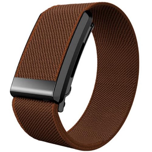 MARGOUN Sport Band for Whoop 4.0 Breathable Adjustable Wristband Water Proof Replacement Strap Soft Comfort Durability Easy to Use (Brown Nylon)
