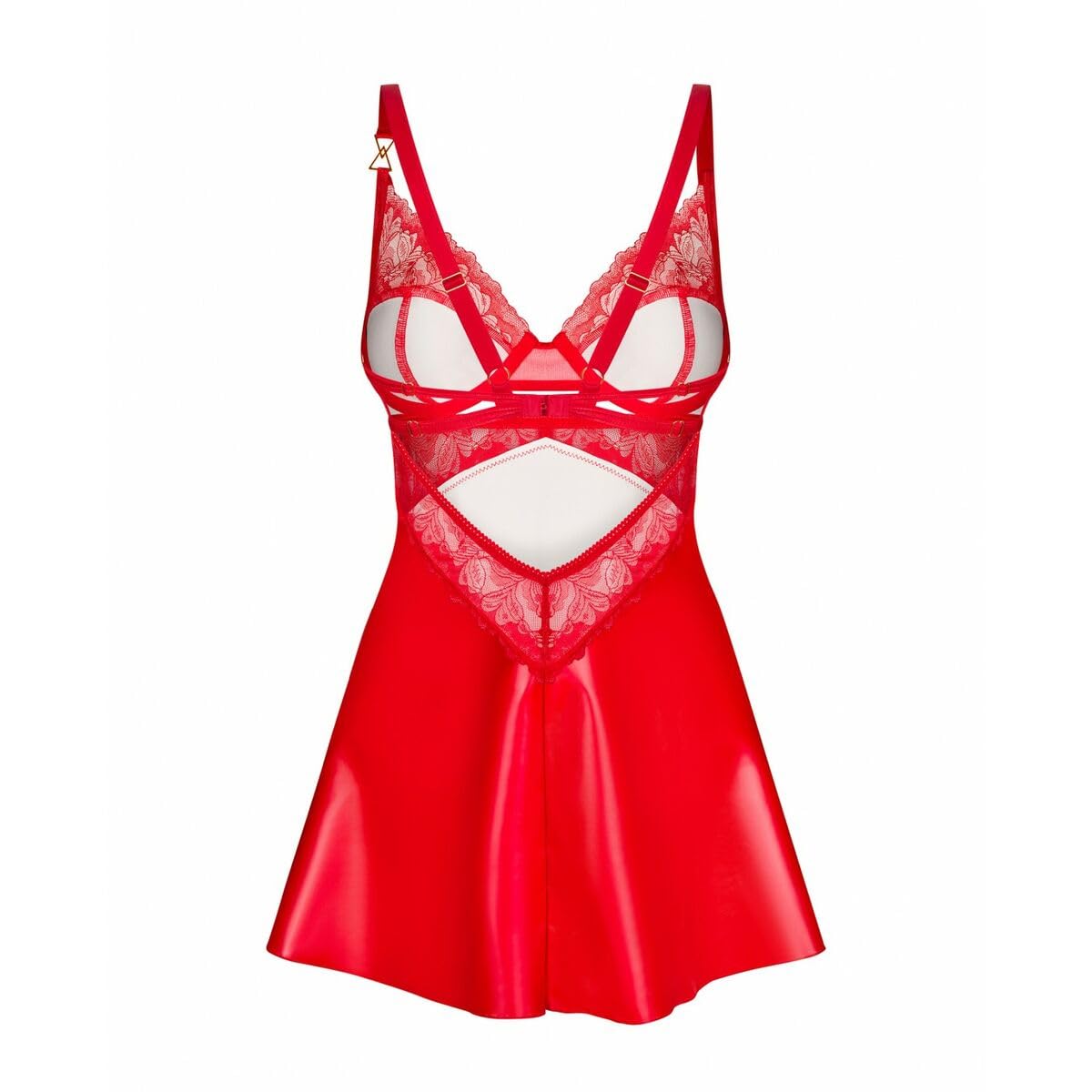 Obsessive Aliosa Conjunto de camisa para mujer Red S/M