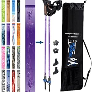 York Nordic Purple Haze Wanderstöcke 2er-Set