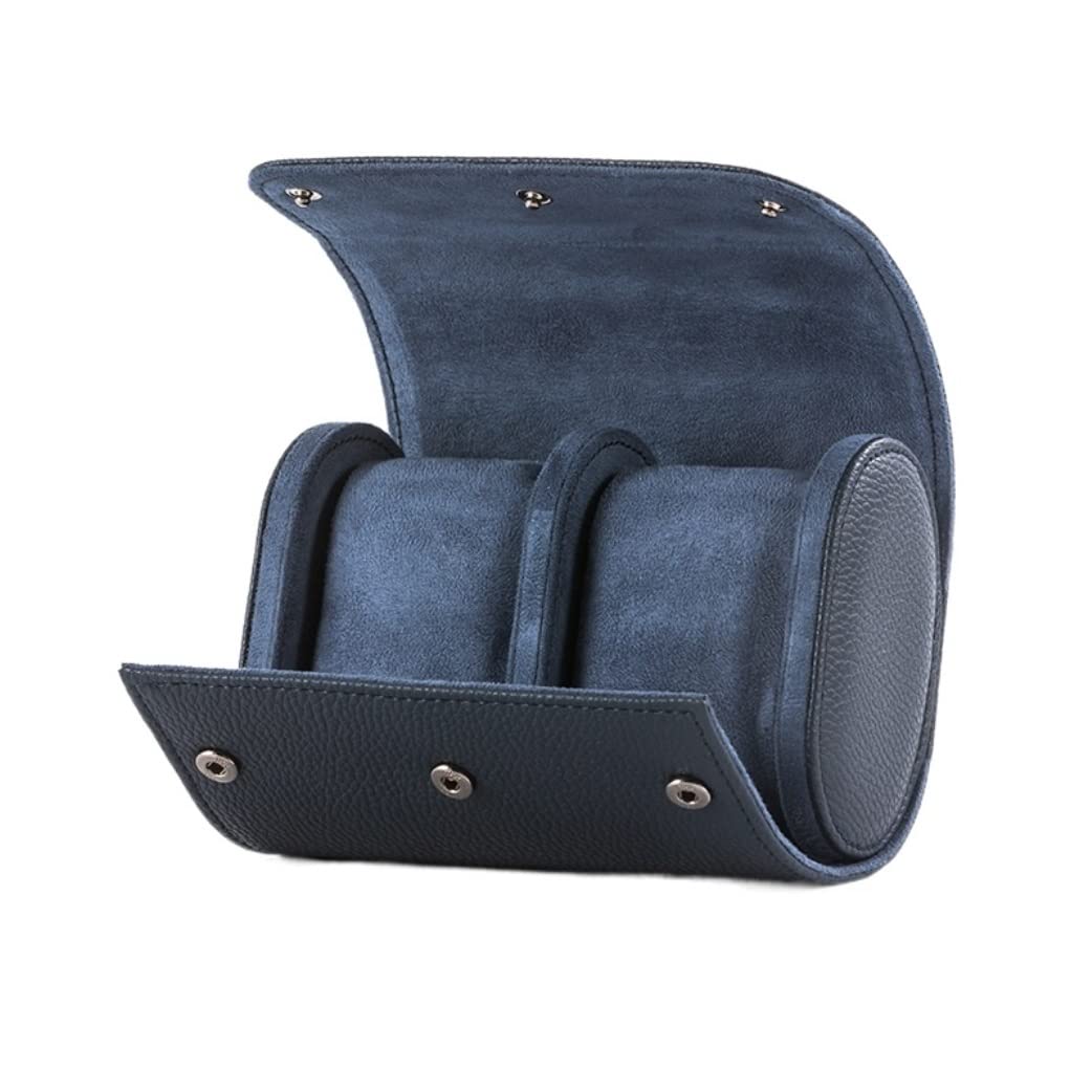 HVMBEUGOS Watch Box Watch Storage Watch Case For Men Watch Roll Travel Case Storage And Display Boxes Watch Roll Case Watch Storage (A 2 Slots)