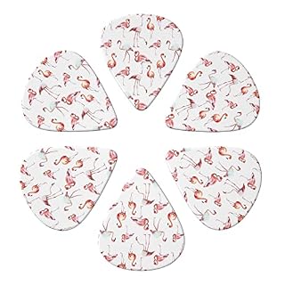 Paint Flamingo Lot de 6 médiators pour guitare acoustique, guitare électrique, basse, ukulélé – fins, moyens et épais. - Les Beatles, Paul McCartney, John Lennon, RIngo Starr, George Harrison Paint Flamingo Lot de 6 médiators pour guitare acoustique, guitare électrique, basse, ukulélé – fins, moyens et épais. – Image 4