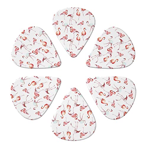 Paint Flamingo Lot de 6 médiators pour guitare acoustique, guitare électrique, basse, ukulélé – fins, moyens et épais. - Les Beatles, Paul McCartney, John Lennon, RIngo Starr, George Harrison Paint Flamingo Lot de 6 médiators pour guitare acoustique, guitare électrique, basse, ukulélé – fins, moyens et épais. – Image 5