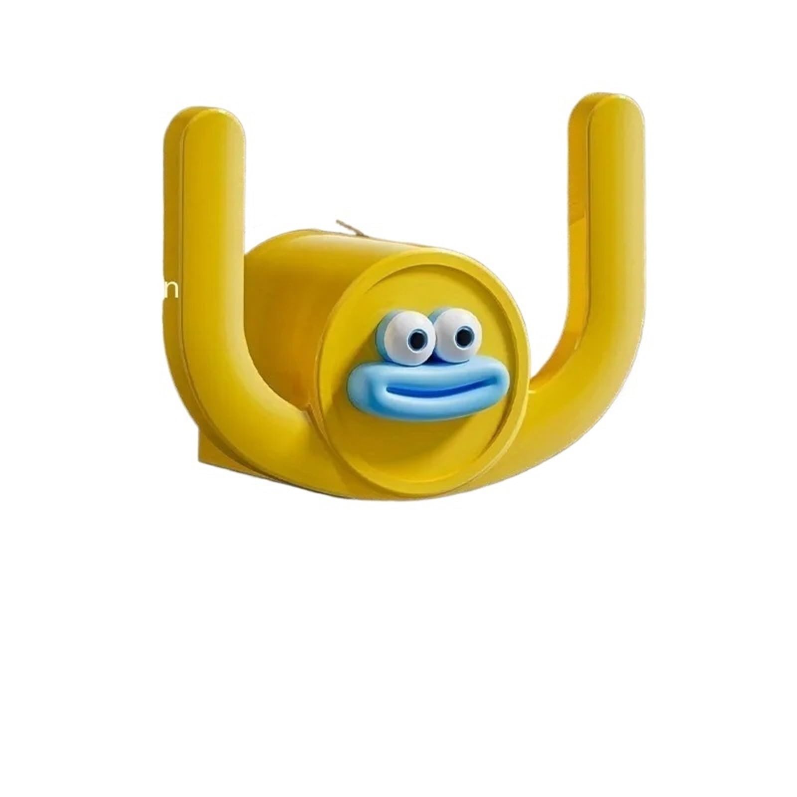 Mkyyioed Yellow Adhesive Hooks Cartoon Slippers Hook Bathroom Slipper Rack Shower Storage Organizer Shoe Holder Drainage Stand For Bathrooms And Bedrooms(Yellow)