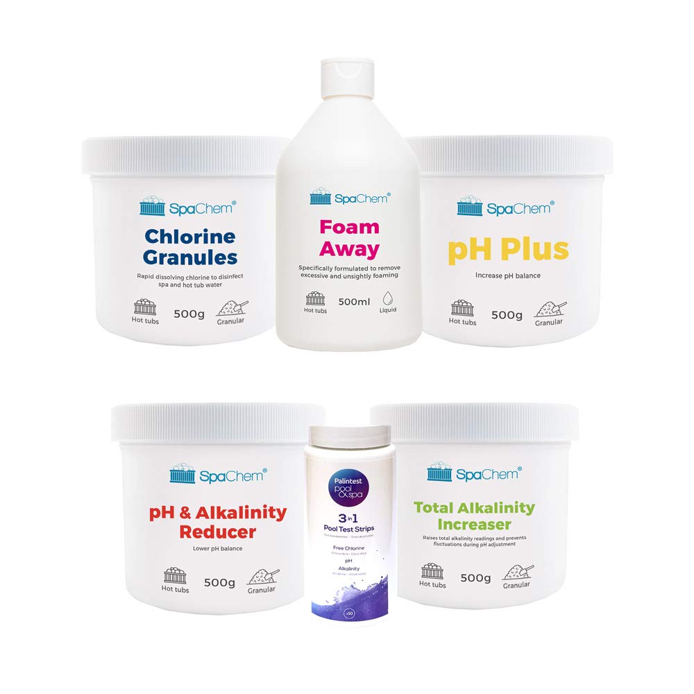 SpaChem Standard Chlorine Starter Kit for Hot Tubs, Spas & Inflatable Spas