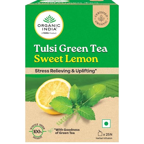 Image of Organic India Tulsi Sweet Lemon 25 Tea Bags