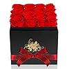 Perfectione Roses Luxury Preserved Roses in a Box, Red Real Roses Valentines Day Gifts for Her, Birthday Gifts for Women…