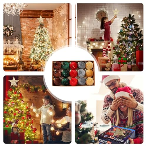 Décorations de Noël lot de 115 suspensions douces incassables pour enfants - 7