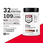 Muscle Milk Gainer Protein Powder, Vanilla Creme, 32g Protein, 5 Pound - Image 2