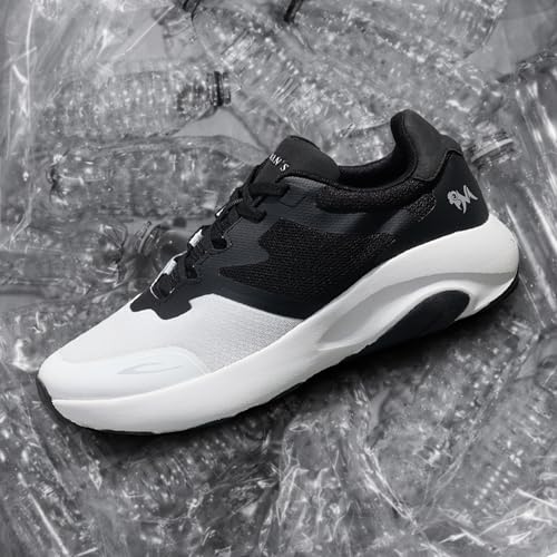 Image of Neeman's Color Block Sneakers for Unisex | Two-Tone Casual Shoes with Breathable Recycled Mesh Upper, Dual-Layer Cushioning, Pressure-Mapped Grip & Seam-Smooth Comfort