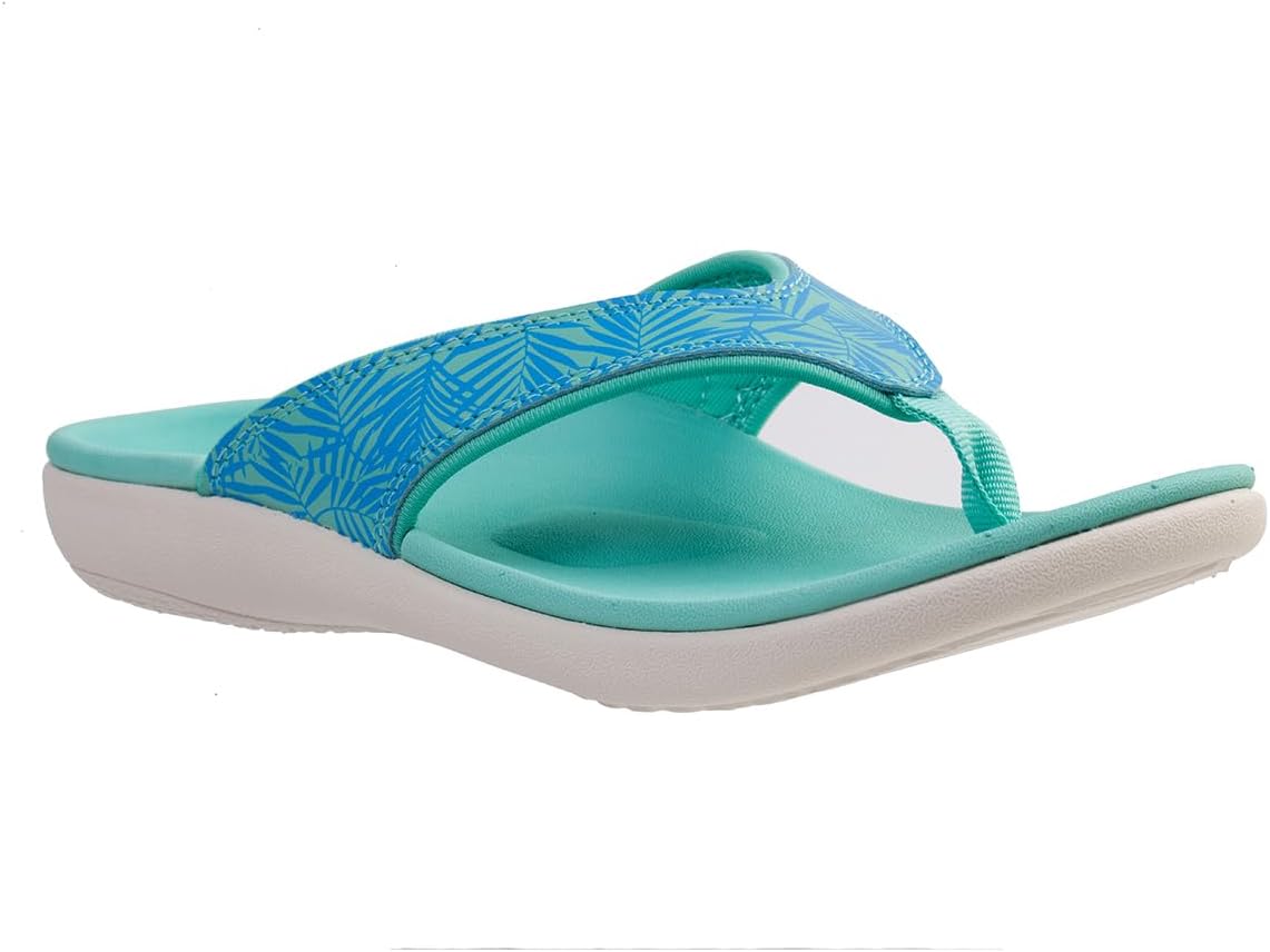 Spenco レディース Yumi Reflection ビーチサンダル Spenco レディース Yumi Geckoビーチサンダル,  ペールブラッシュ, 7 Women's Spenco レディース Yumi サマータイム ビーチサンダル