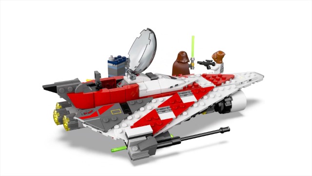 LEGO Star Wars Jedi Bobs Starfighter, Bouwbaar Ruimteschip
