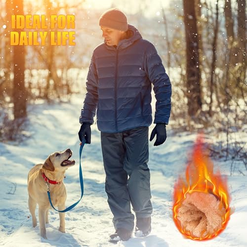 Image of ihuan Winter Waterproof Ski Gloves Men Women, Snow Warm Cycling Cold Weather, Driving Biking Running