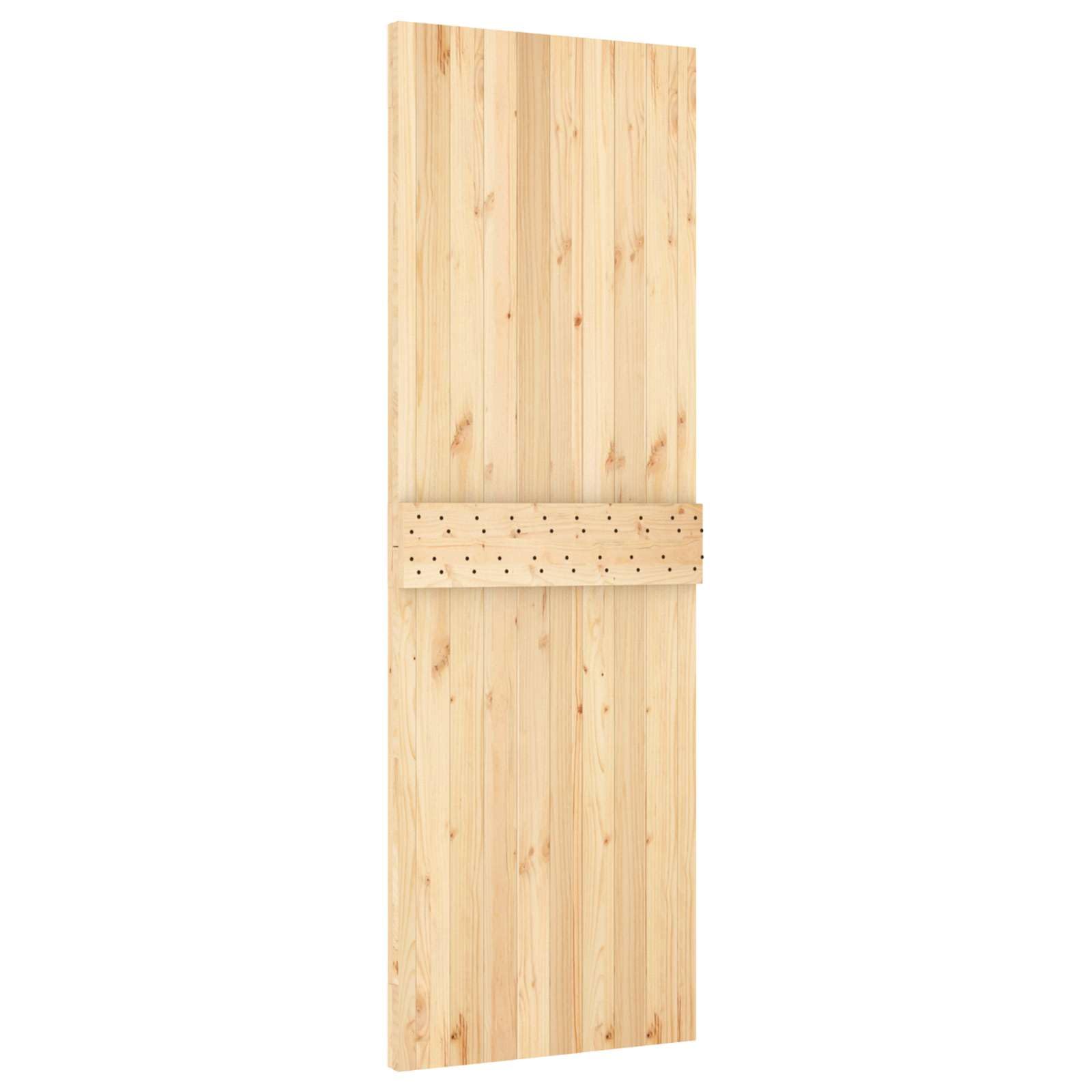 Porta scorrevole in pino massiccio, 70 x 210 cm