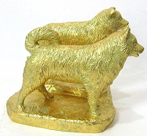 富永直樹 タロジロ ブロンズ製 本金箔仕上げ 共箱 富永直樹 タロジロ 