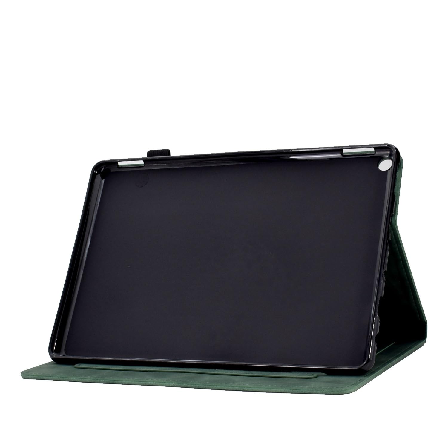 Skórzany futerał premium zgodny z etui Fire Max 11" 2023, wąski, składany stojak Folio Cover Pokrowiec ochronny gniazdem na kartę/automatycznym uśpieniem(Ye?il)