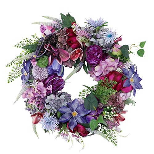 Couronnes florales violettes durables pour remplacer les fleurs qui flétrissent