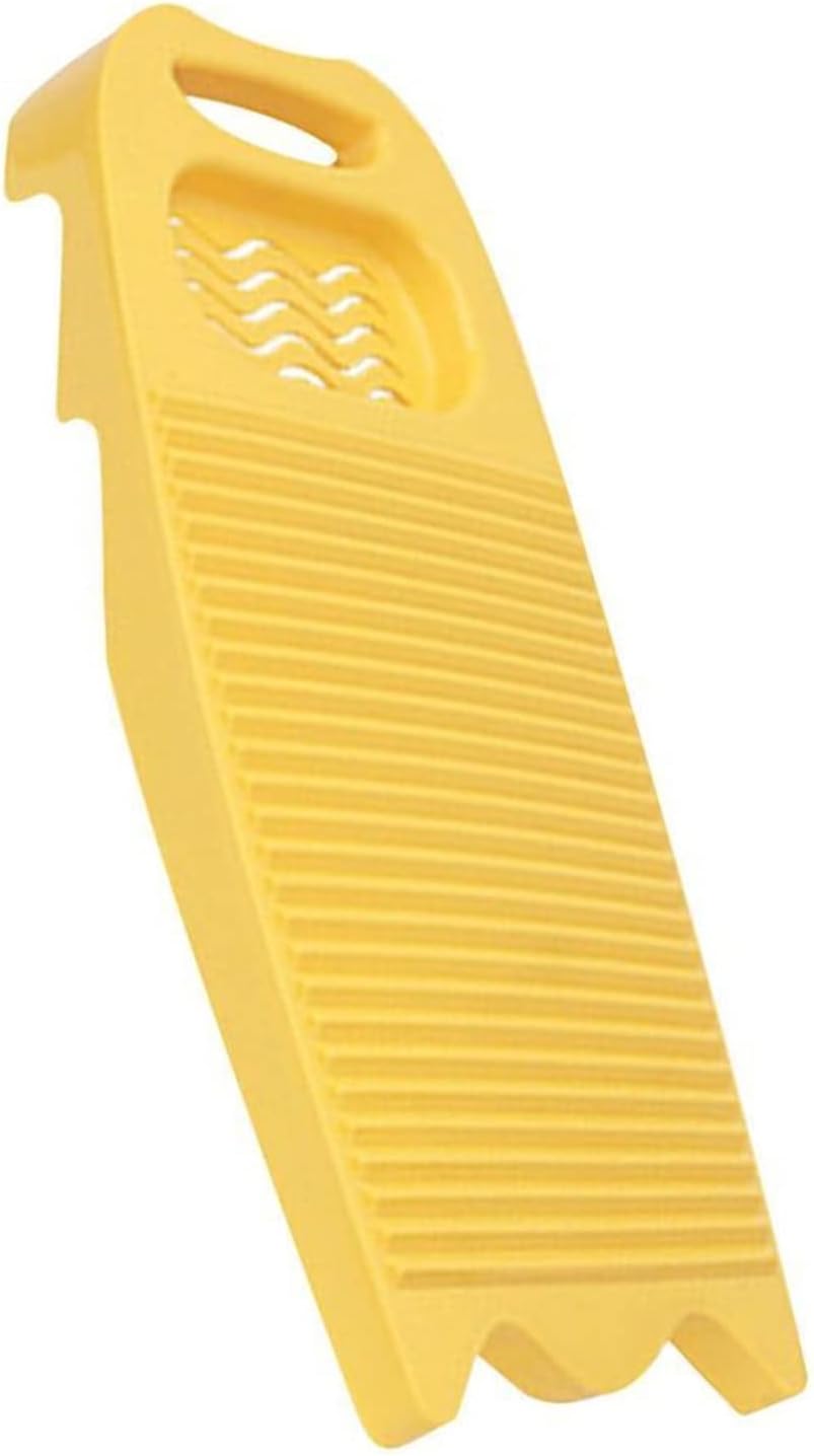Washboard Large Washing Board Hand Washing Board Washing Board Large high Toughness Washing Board Household Thickening Non-Slip(Yellow)
