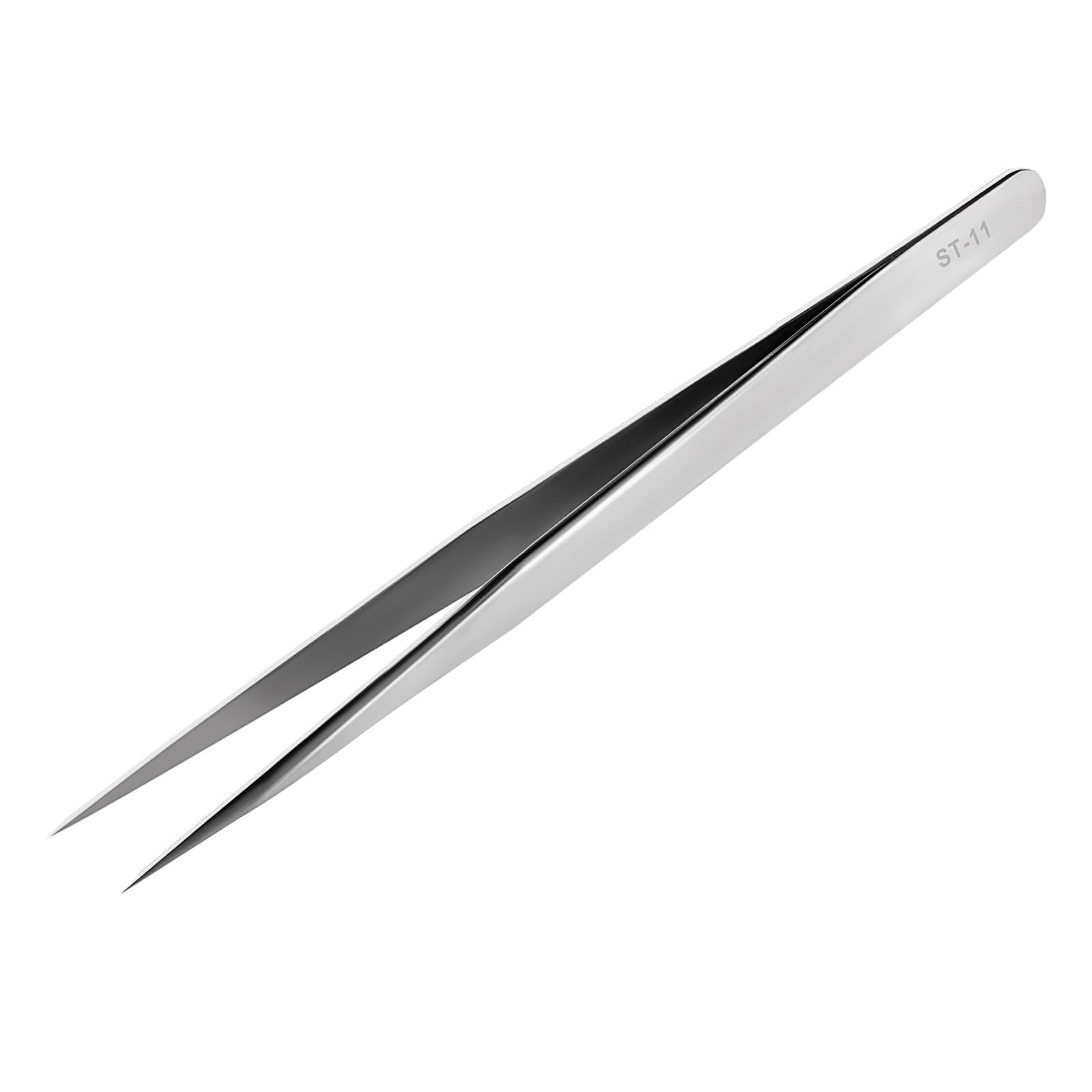 Ainiv Pinzas de Precisión, Punta Recta Pinzas Depilar Anti-Estáticas de Acero Inoxidable, Tweezers Puntiagudas, Pinzas Precision para Electrónica, Trabajos Médicos y Experimentales, Joyería