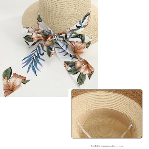 Sombrero solar ligero plegable para mujer miniatura 4