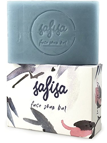 SAFISA Acne Treatment Charcoal Soap Bar for Face and Body 4.5oz – Eczema, Cystic Acne, Spots Deep Cleansing of Back & Butt - Natural & Organic Pure Honey, Activated Charcoal, Tea Tree & Aloe Vera